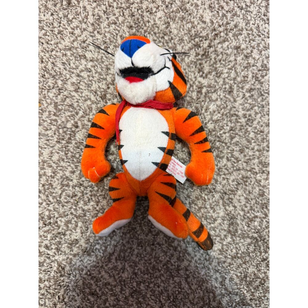 Vintage 1997 Kellogg's Tony the Tiger Plush Breakfast Bunch Cereal Mascot